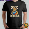 Okc Thunder mascot retro shirt