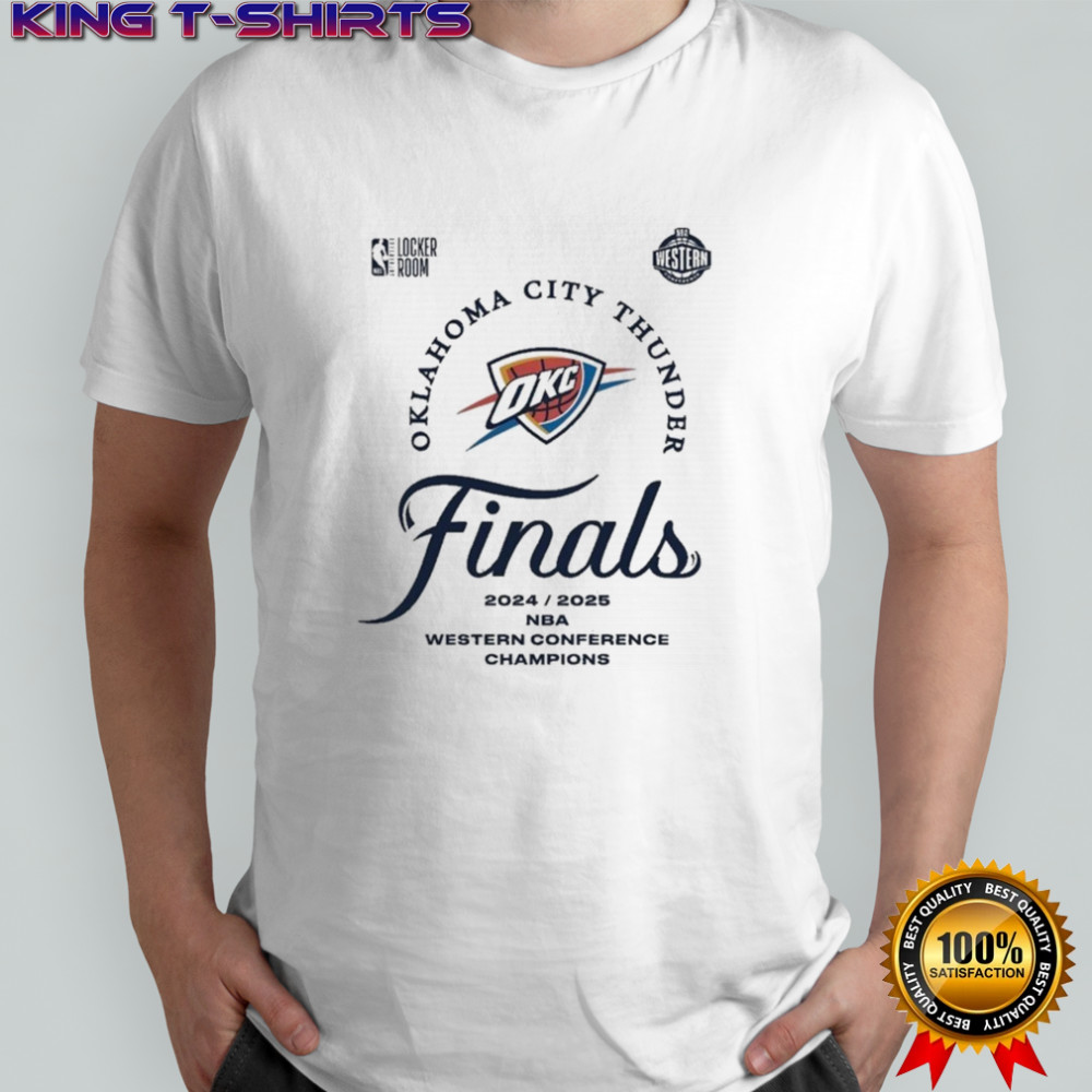 Oklahoma City Thunder Are Western Conference Finals Champions 2025 NBA Playoffs T-Shirt