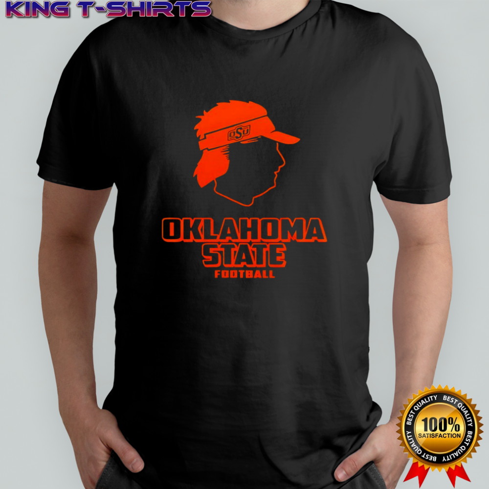 Oklahoma State Football Mike Gundy’s mulleted logo shirt