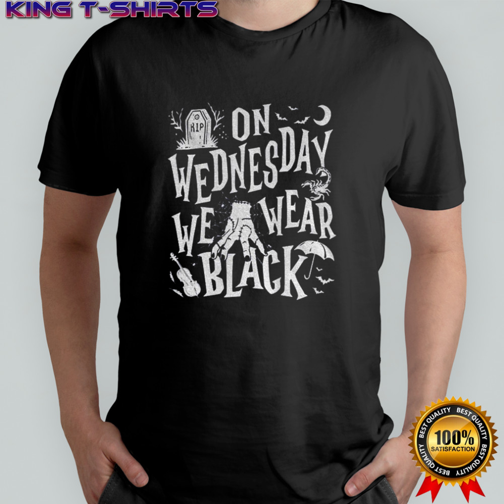 On Wednesdays We Wear Black Wednesdays Season 2 shirt