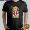 One Piece Luffy Stained Glass Skull and Crossbones Anime Manga shirt