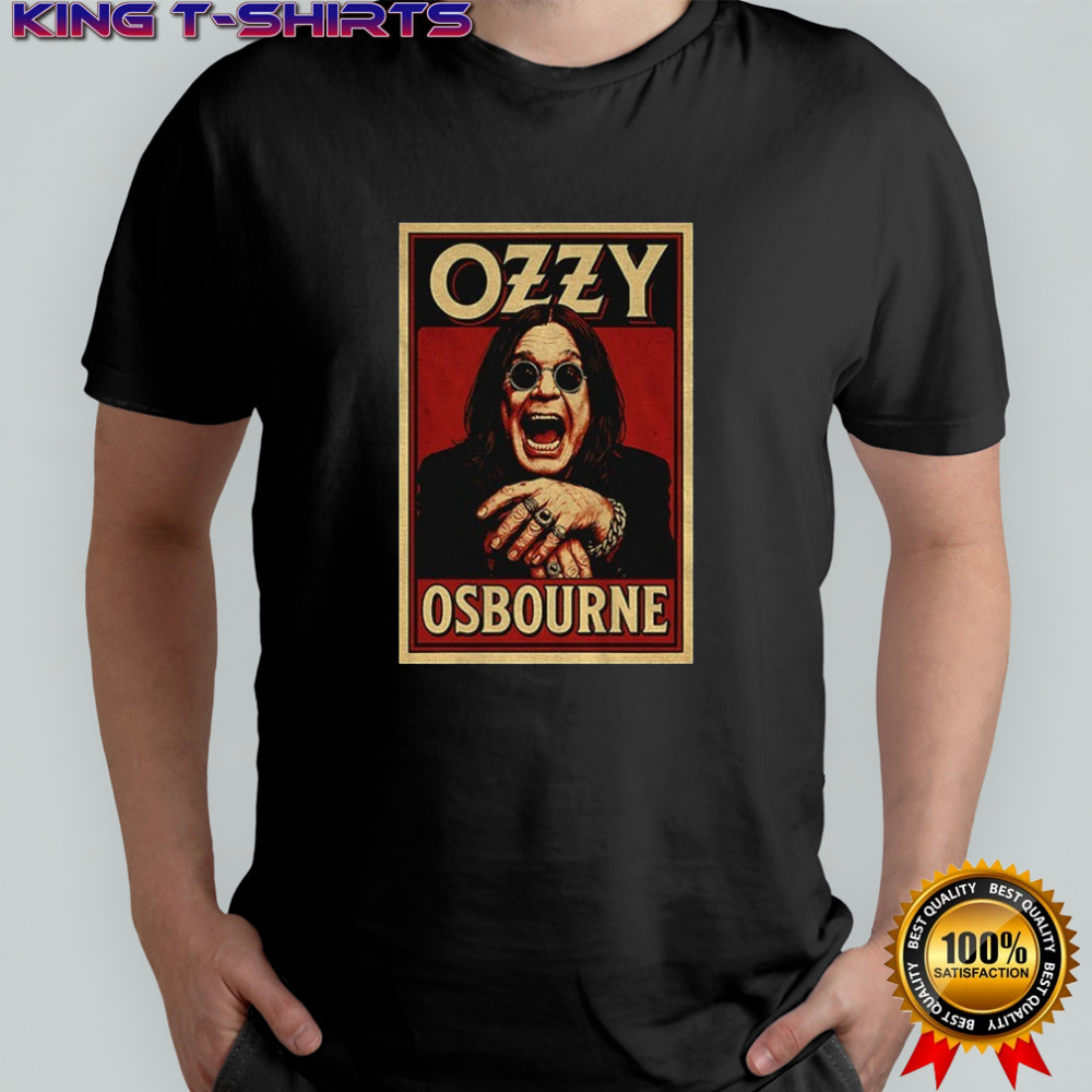Ozzy Osbourne rock legend RIP 1948 2025 memorial shirt