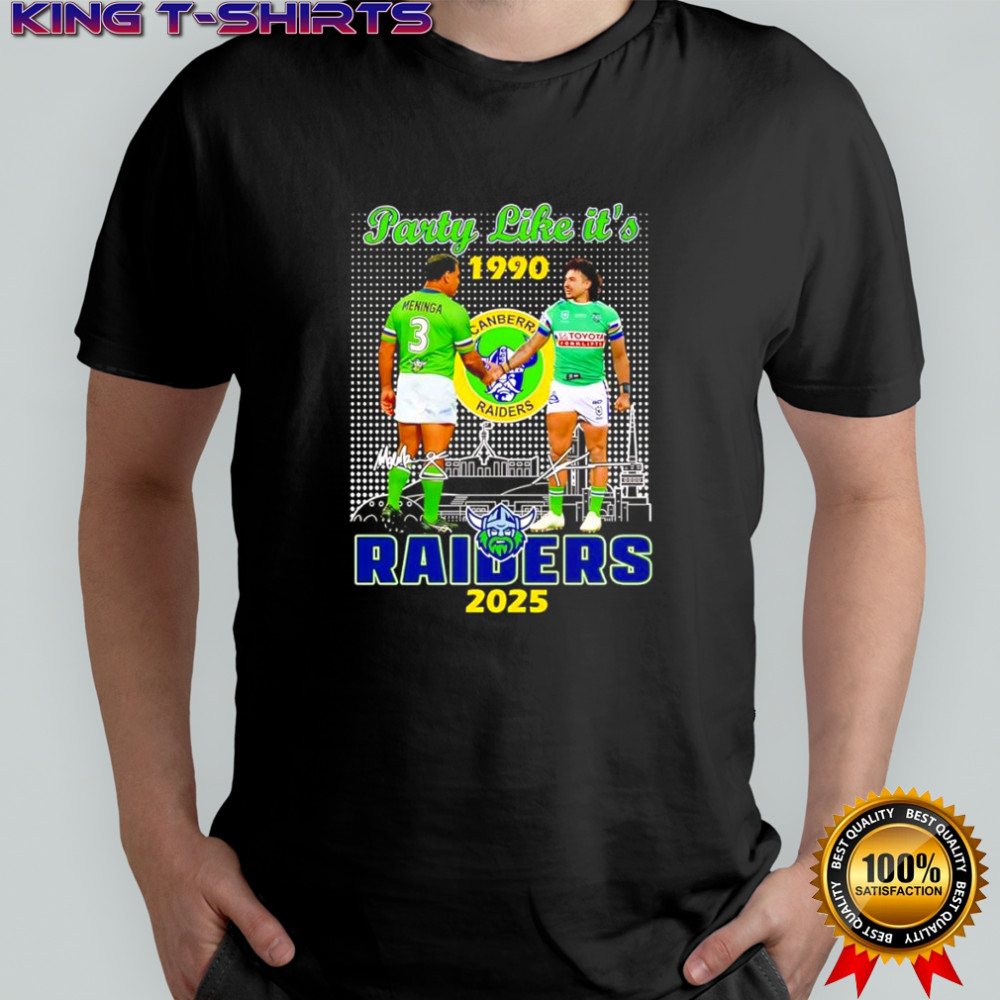 Party like it’s 1990 Canberra Raiders 2025 shirt