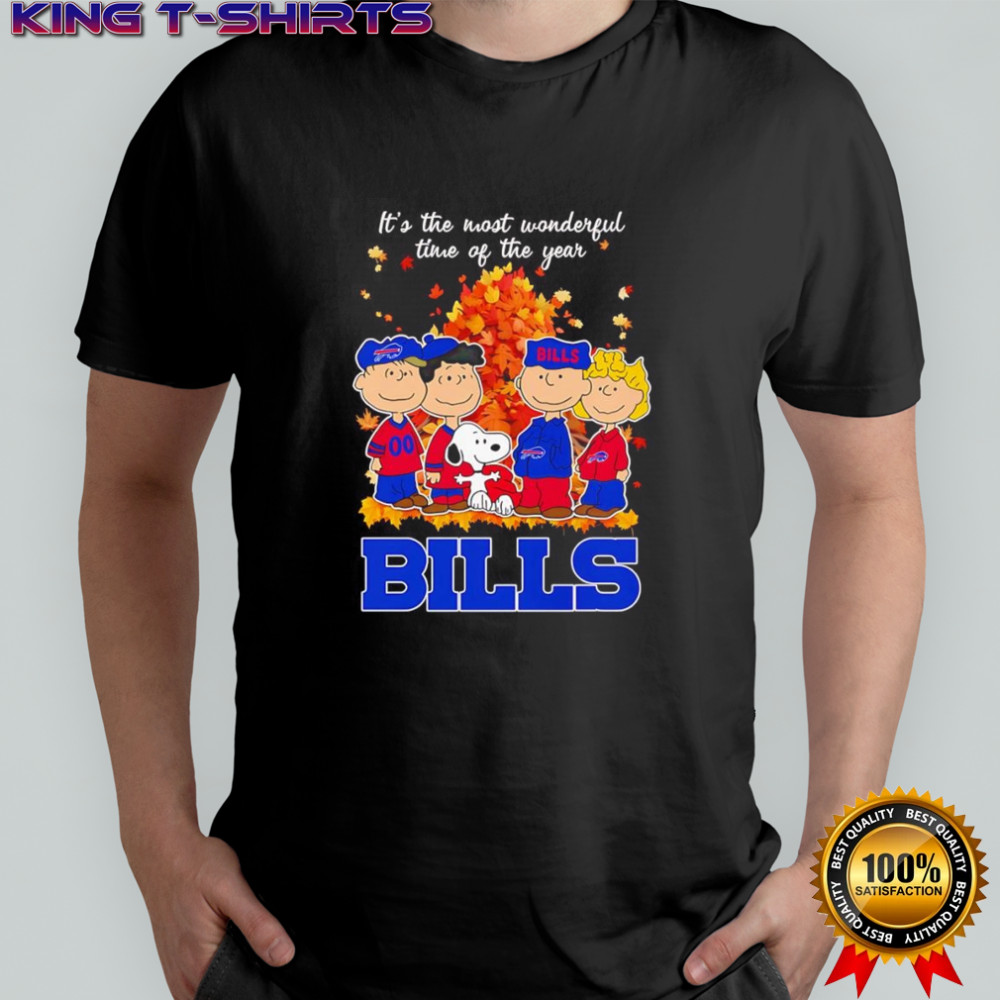 Peanuts it’s the most wonderful time of the year Buffalo Bills shirt