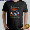 Peanuts Just A Woman Who Loves Fall And New England Patriots T-Shirt