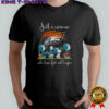 Peanuts Just A Woman Who Loves Fall And Philadelphia Eagles Football T-Shirt