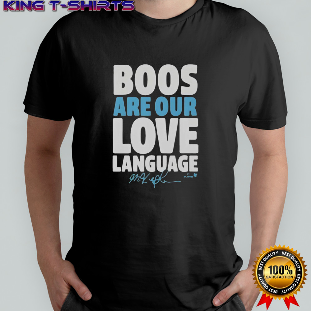 Philadelphia Baseball Phillies Max Kepler Boos Are Our Love Language T-Shirt