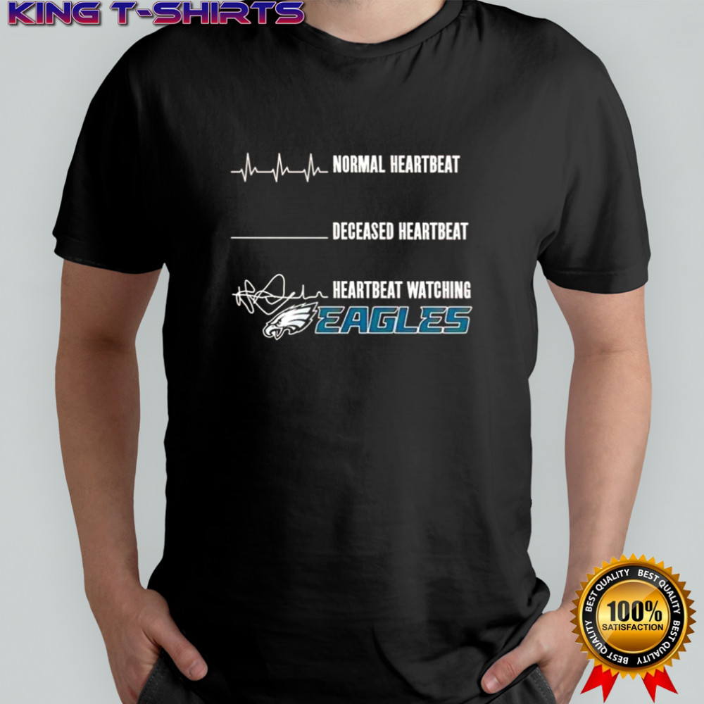 Philadelphia Eagles Heartbeat Watching T-Shirt