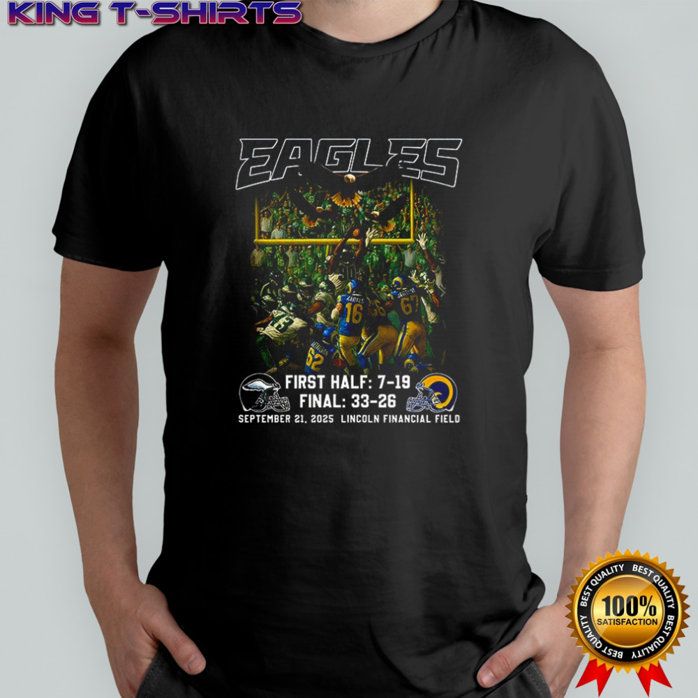 Philadelphia Eagles NFL 2025 Lincoln Financial Field graphic shirt