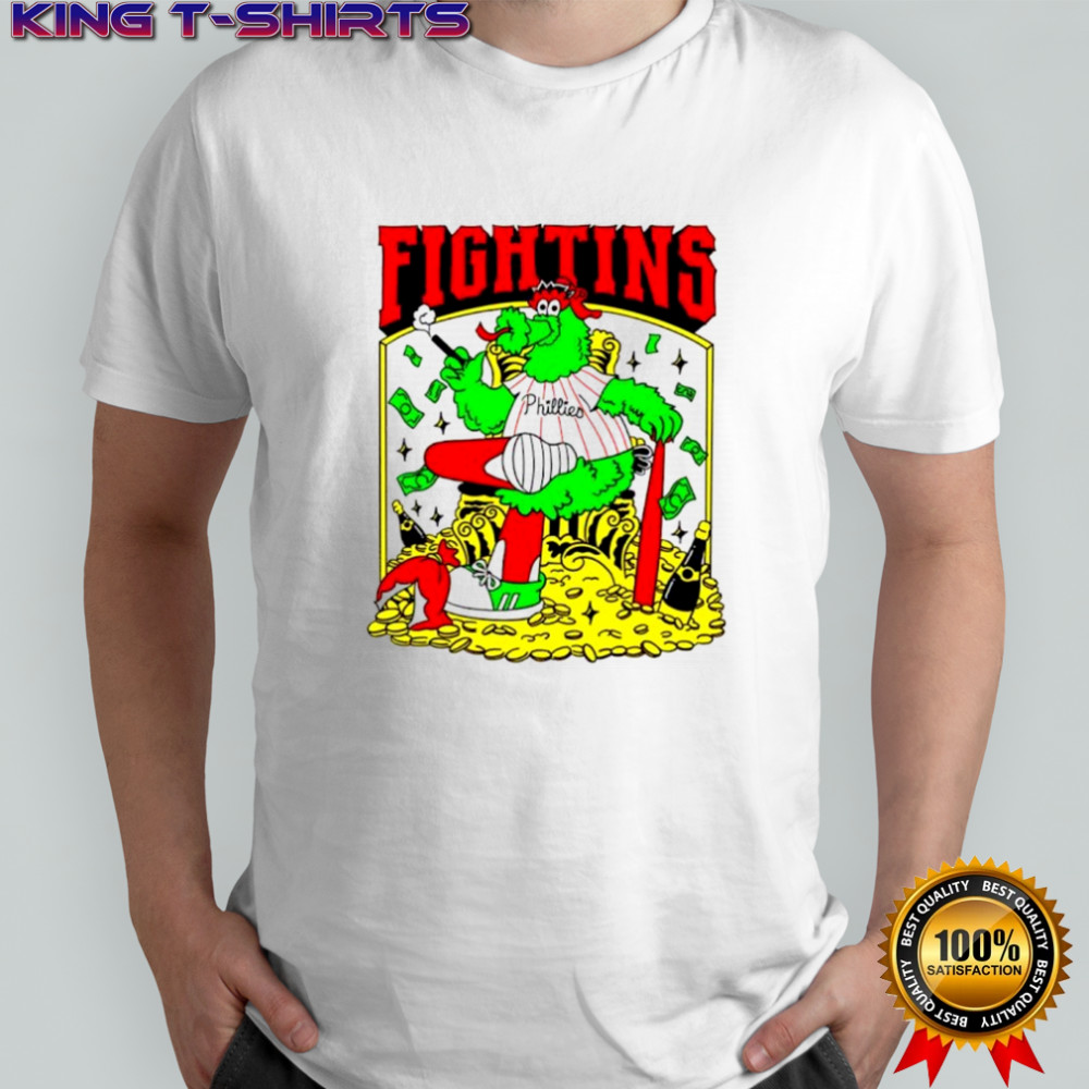 Philadelphia Eagles Phillie Phanatic fightins mascot shirt