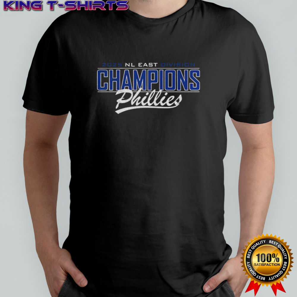 Philadelphia Phillies 2025 NL East Division Champions Baseball MLB shirt