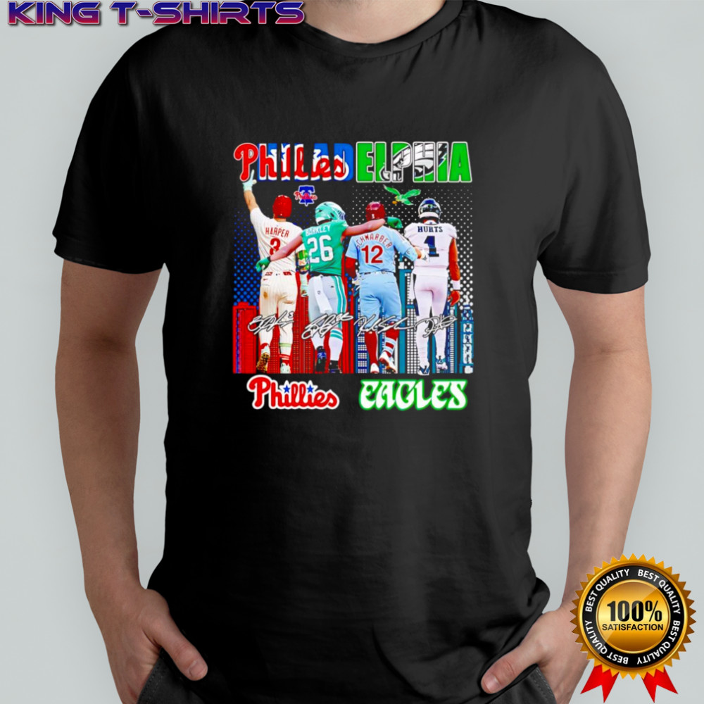 Philadelphia Phillies and Eagles players shirt