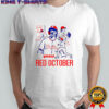 Philadelphia Phillies red october baseball player graphic Halloween shirt