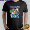Philadelphia Philly and Eagles mascot shirt