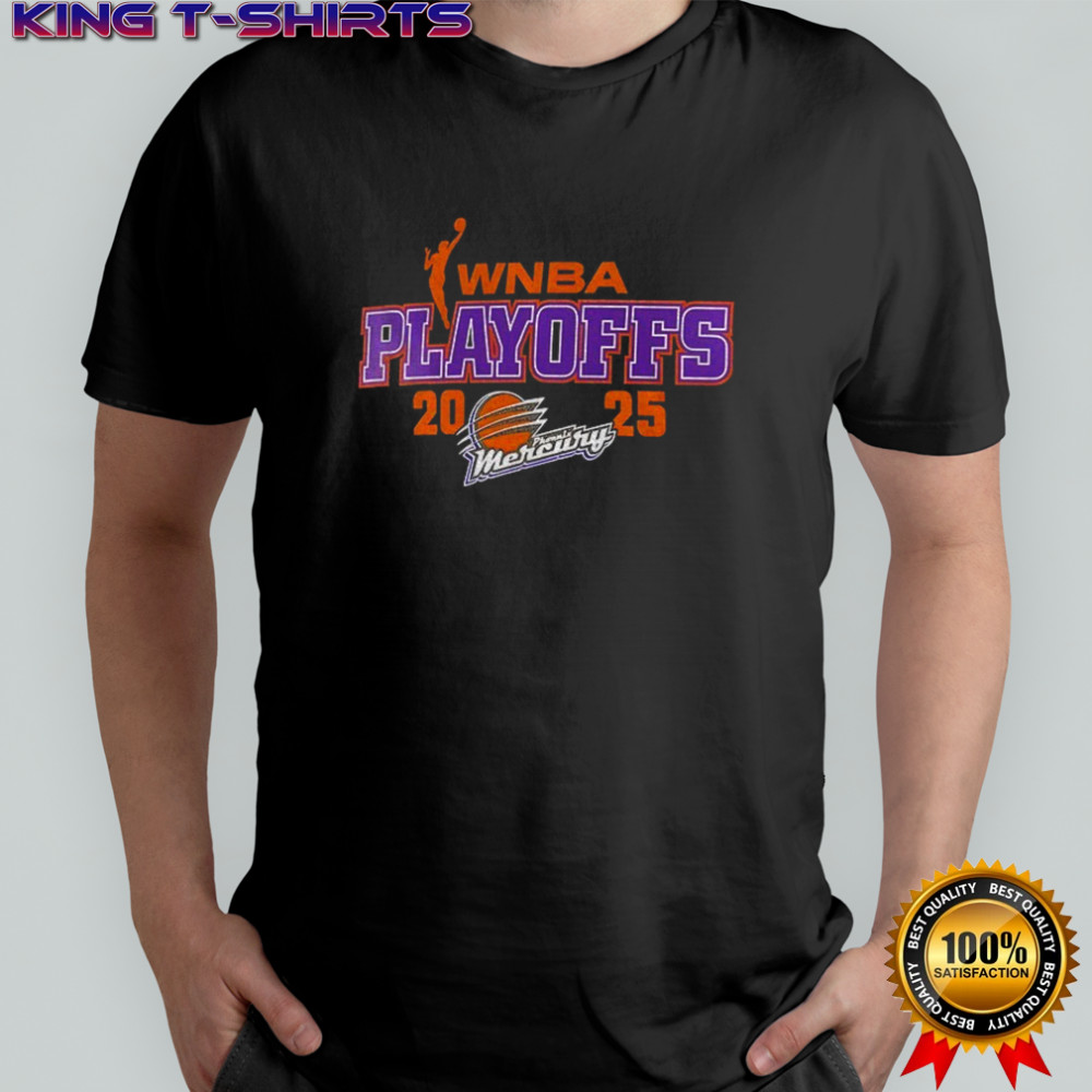 Phoenix Mercury Basketball WNBA Playoffs 2025 logo shirt