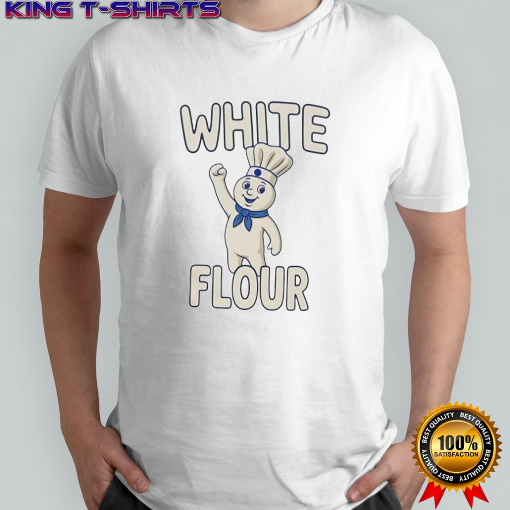 Pillsbury Doughboy White flour mascot shirt