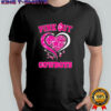 Pink out Dallas Cowboys Breast Cancer diamond heart shirt