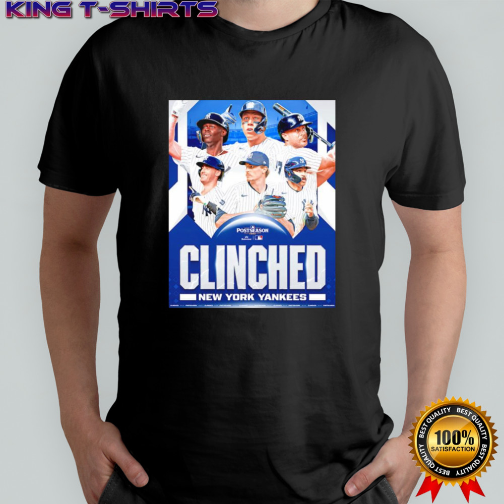 Postseason 2025 Clinched New York Yankees poster shirt