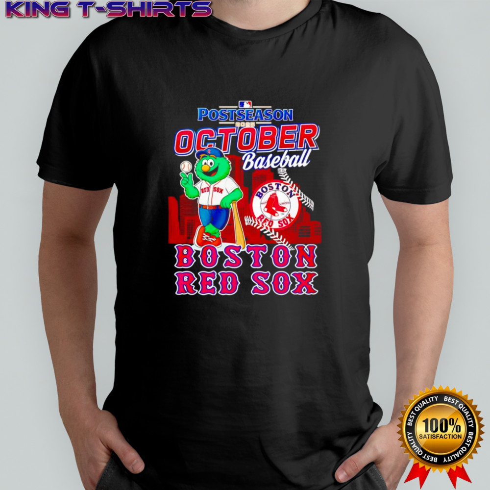 Postseason 2025 October baseball Boston Red Sox mascot shirt