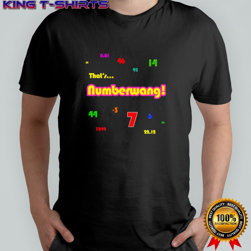 Powerball Numbers Numberwang shirt