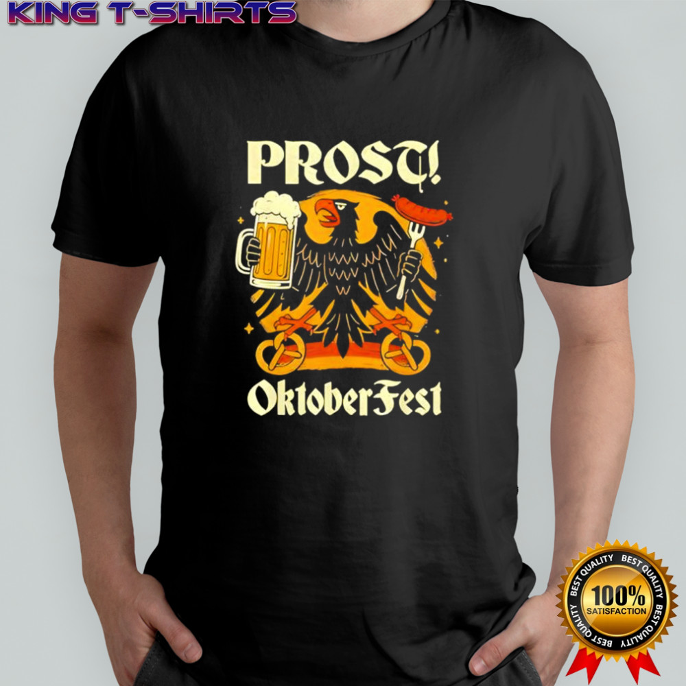 Prost Oktoberfest German Eagle Beer Wurst shirt