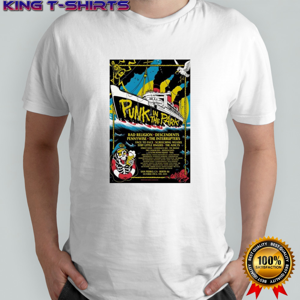 Punk In The Park Berth 46 in San Pedro Show October 4-5 2025 shirt