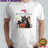 Red Lobster Black Cat Witch Pumpkin Haunted House Halloween T-Shirt
