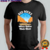 Red rocks where nature meets music shirt