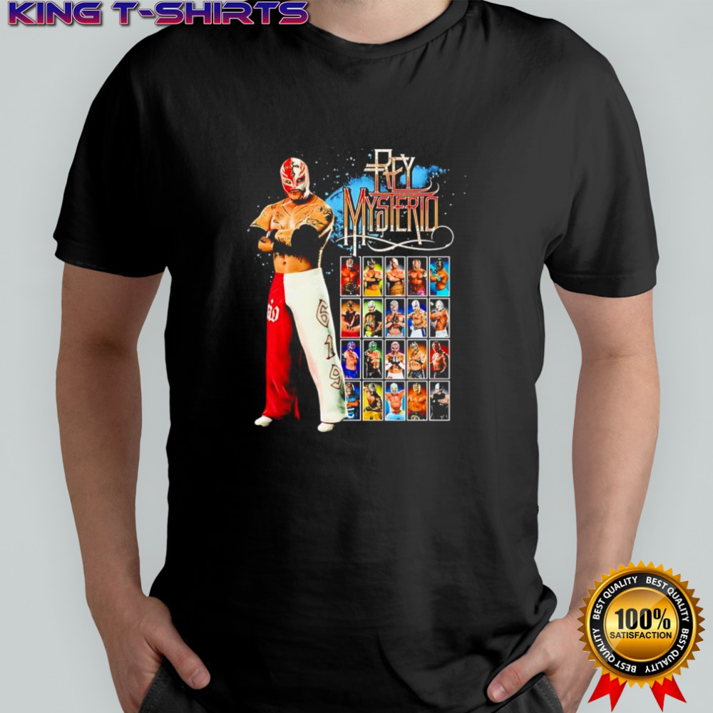 Rey Mysterio WWE classic game style shirt