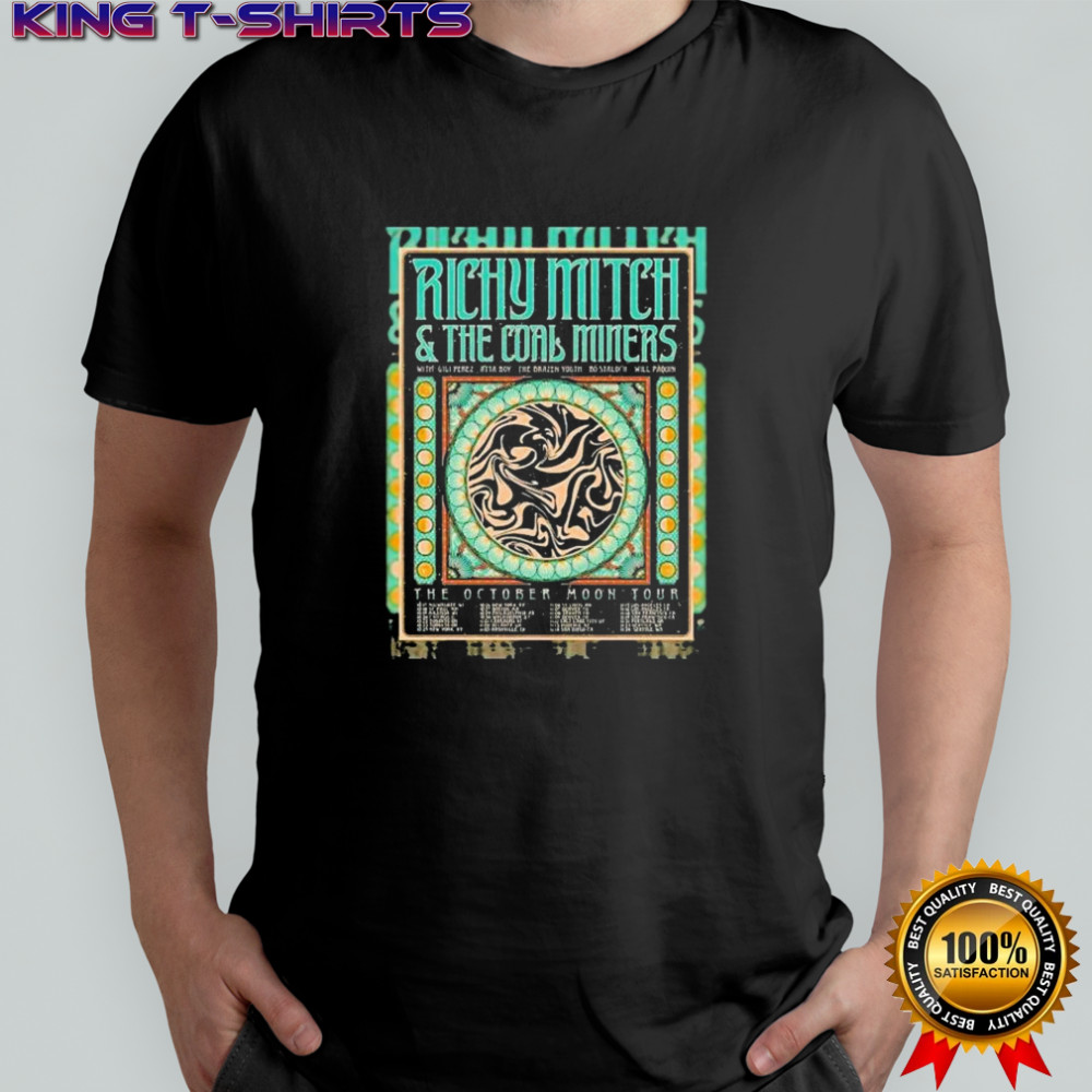 Richy Mitch & The Coal Miners The October Moon 2024 Tour T-Shirt
