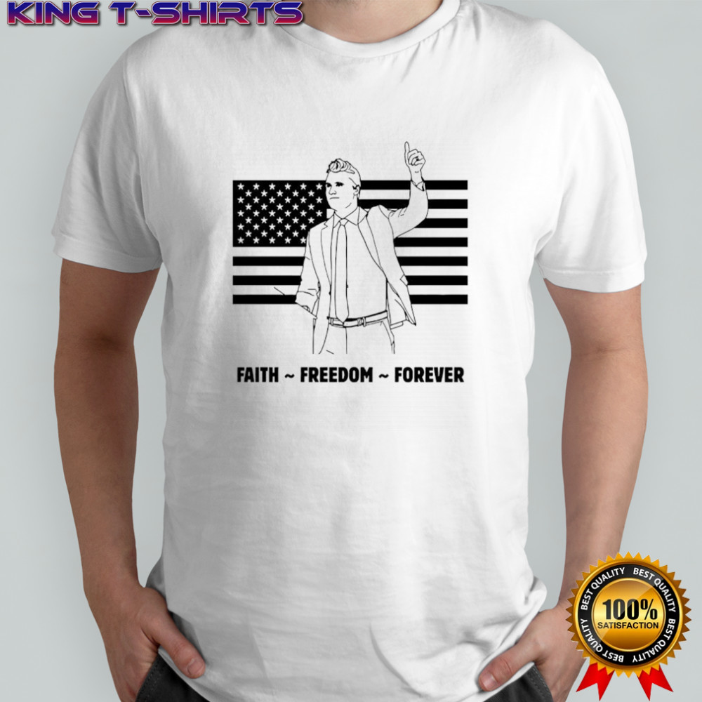 R.I.P Charlie Kirk freedom is not free flag shirt