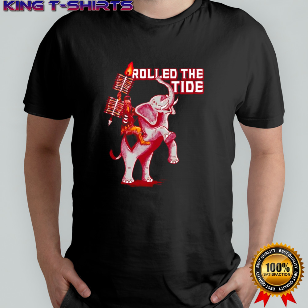 Rolled the tide Alabama Crimson Tide football shirt
