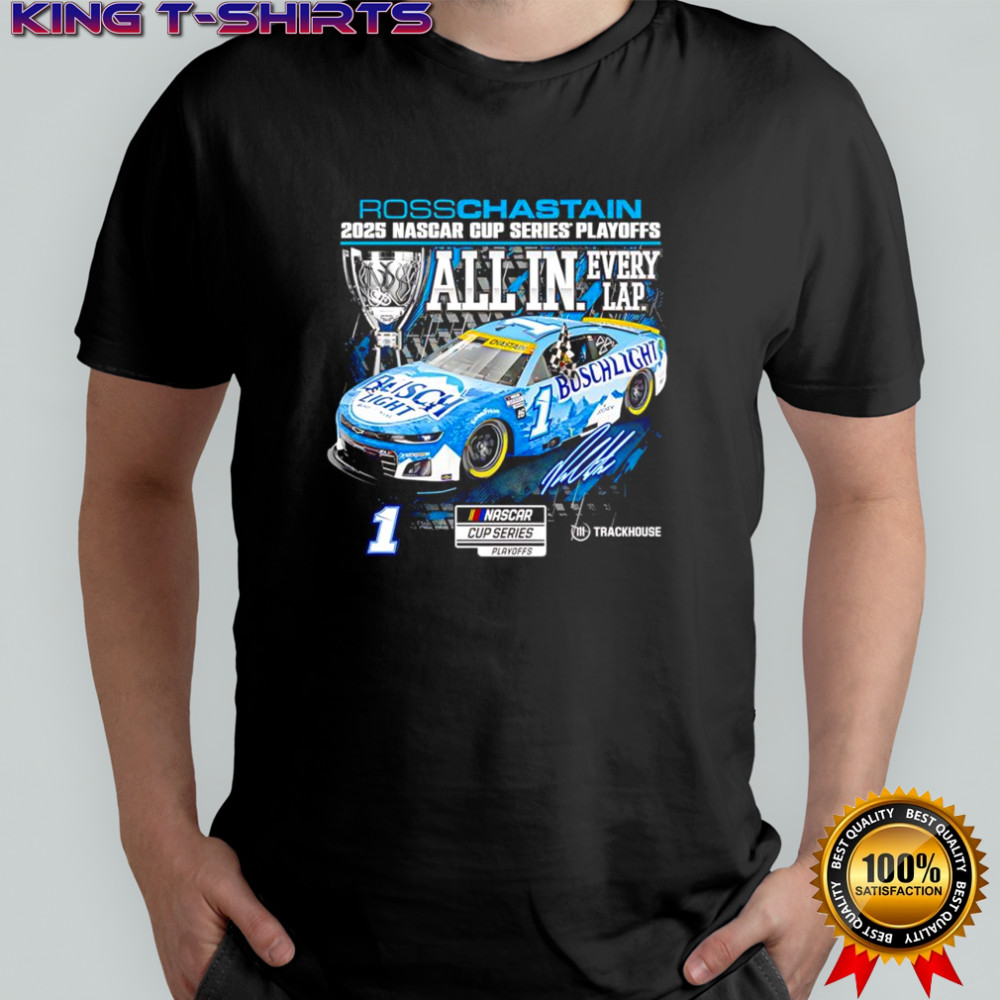 Ross Chastain 2025 Nascar Cup Series playoff signature shirt