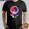 Rutgers Scarlet Knights and New York Giants helmet City skyline shirt