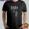 Saba Pivot The Big Picture 2026 Tour Dates T-shirt