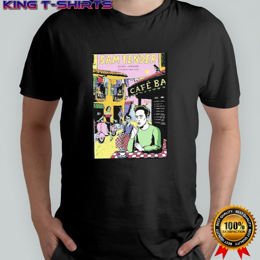 Sam Fender People Watching European Tour 2025 T-shirt