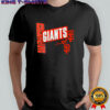 San Francisco Giants text design shirt