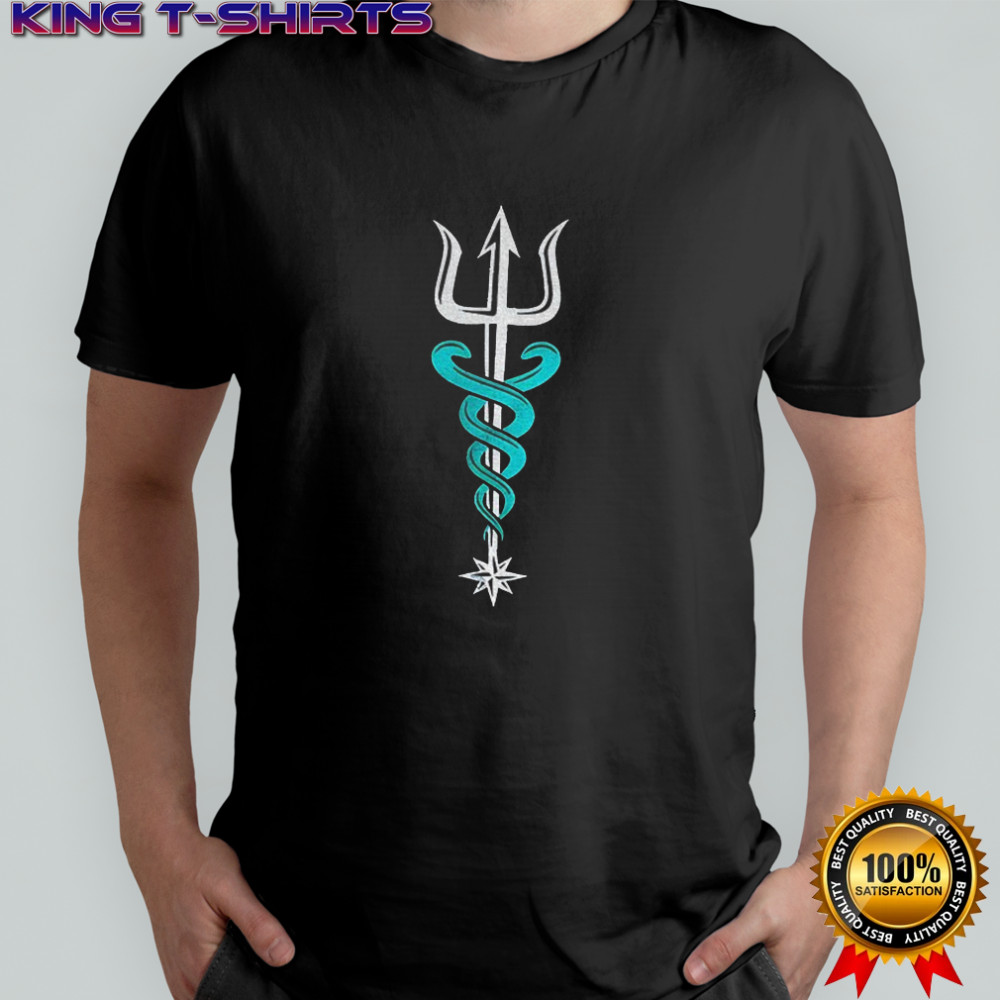 Seattle Kraken Hockey Trident Serpent Emblem shirt