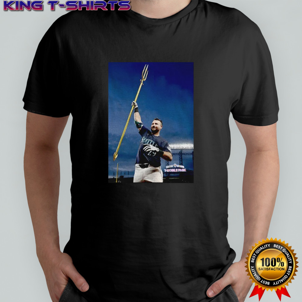 Seattle Mariners Cal Raleigh 60th Home Run Holding Trident Big Dumper Trident Up shirt