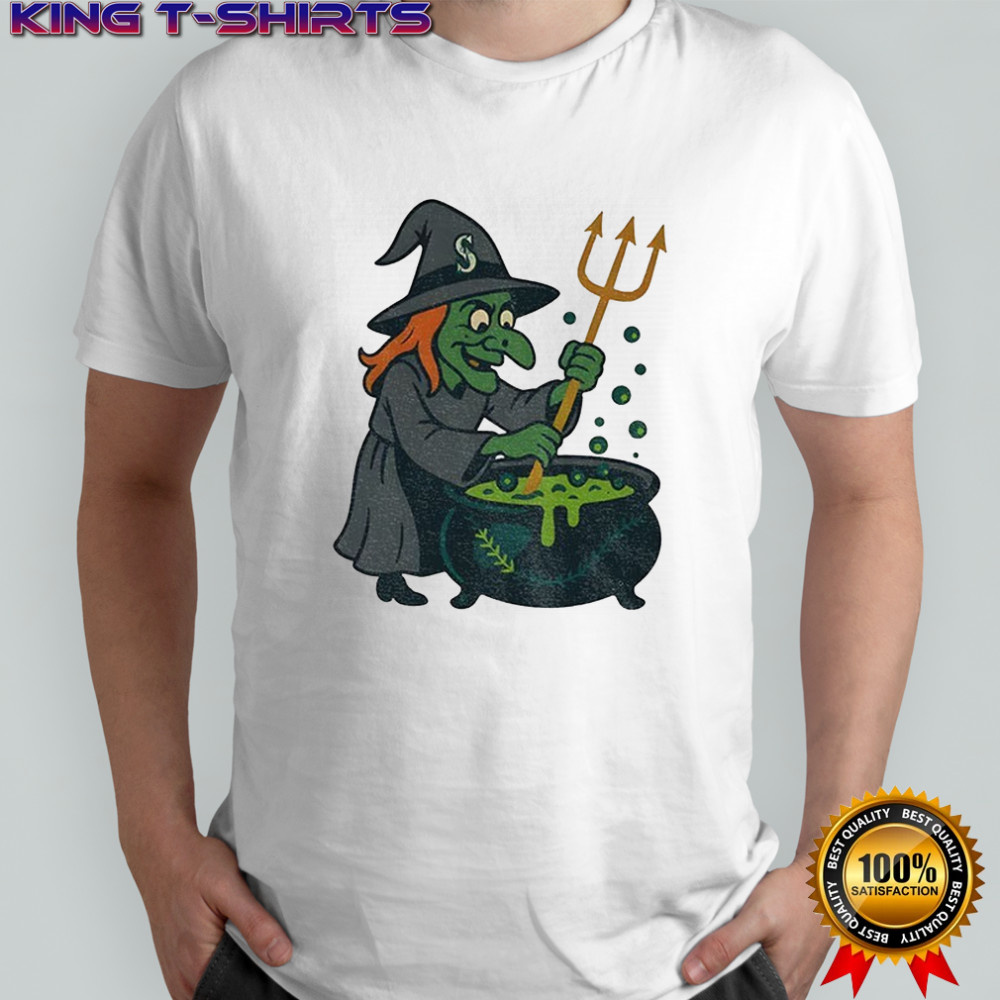 Seattle Mariners Witch MLB Baseball 2025 gift for fan Halloween shirt