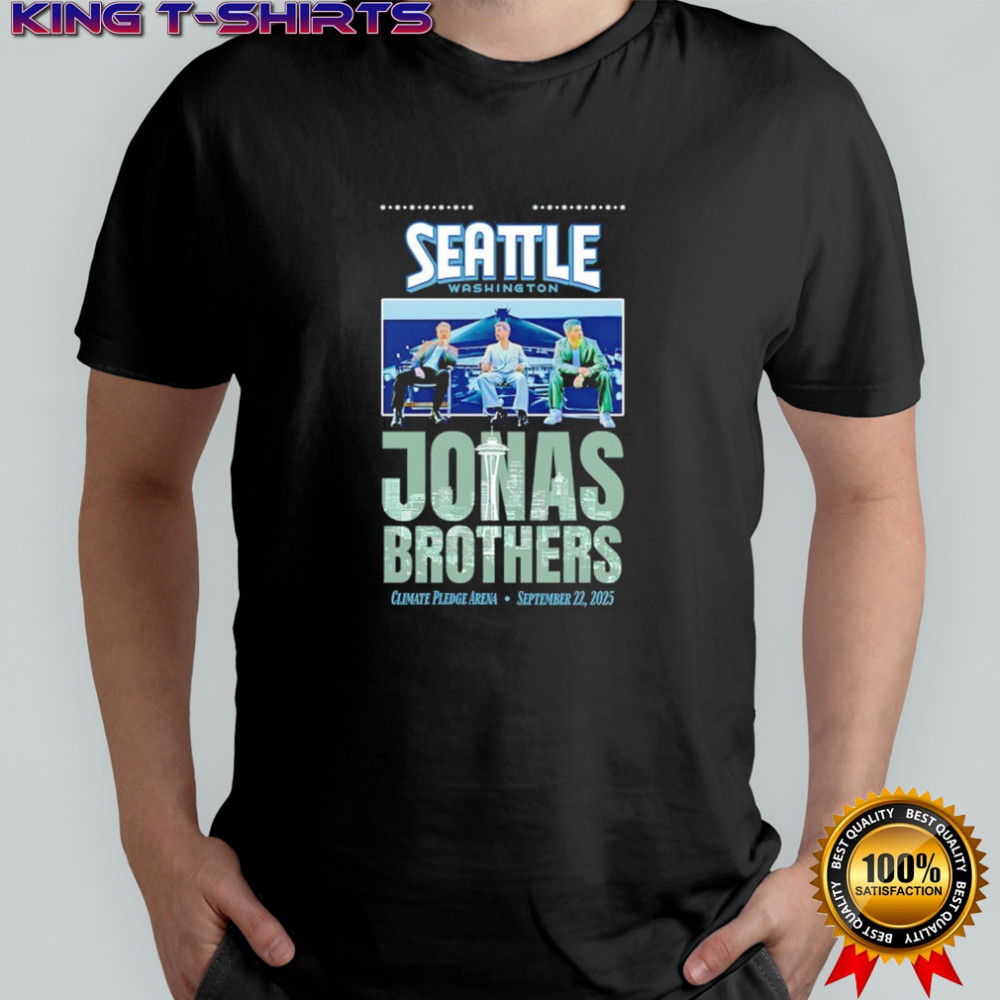 Seattle Washington Jonas Brothers Climate Pledge arena 2025 shirt