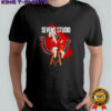Sevens Studio Cowgirl Pinup Horseshoe shirt