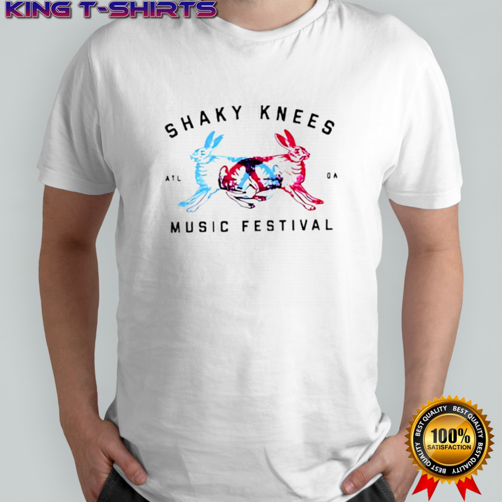 Shaky Knees Music Festival Rabbits Lineup shirt