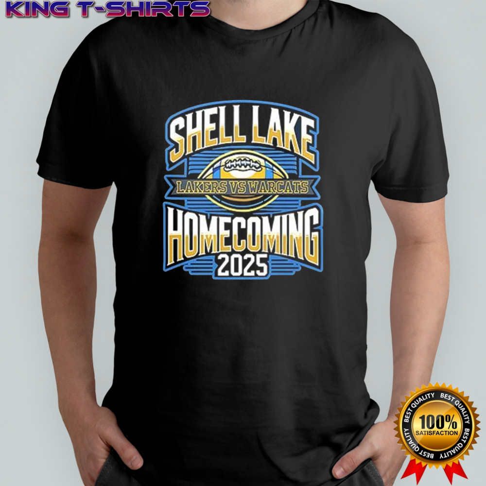 Shell Lake Homecoming 2025 Lakers vs WarCats Football Match shirt