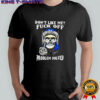 Skull middle finger don’t like me fuck off problem solved shirt
