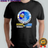 Skyline Michigan Wolverines on Saturdays Detroit Lions on Sundays shirt