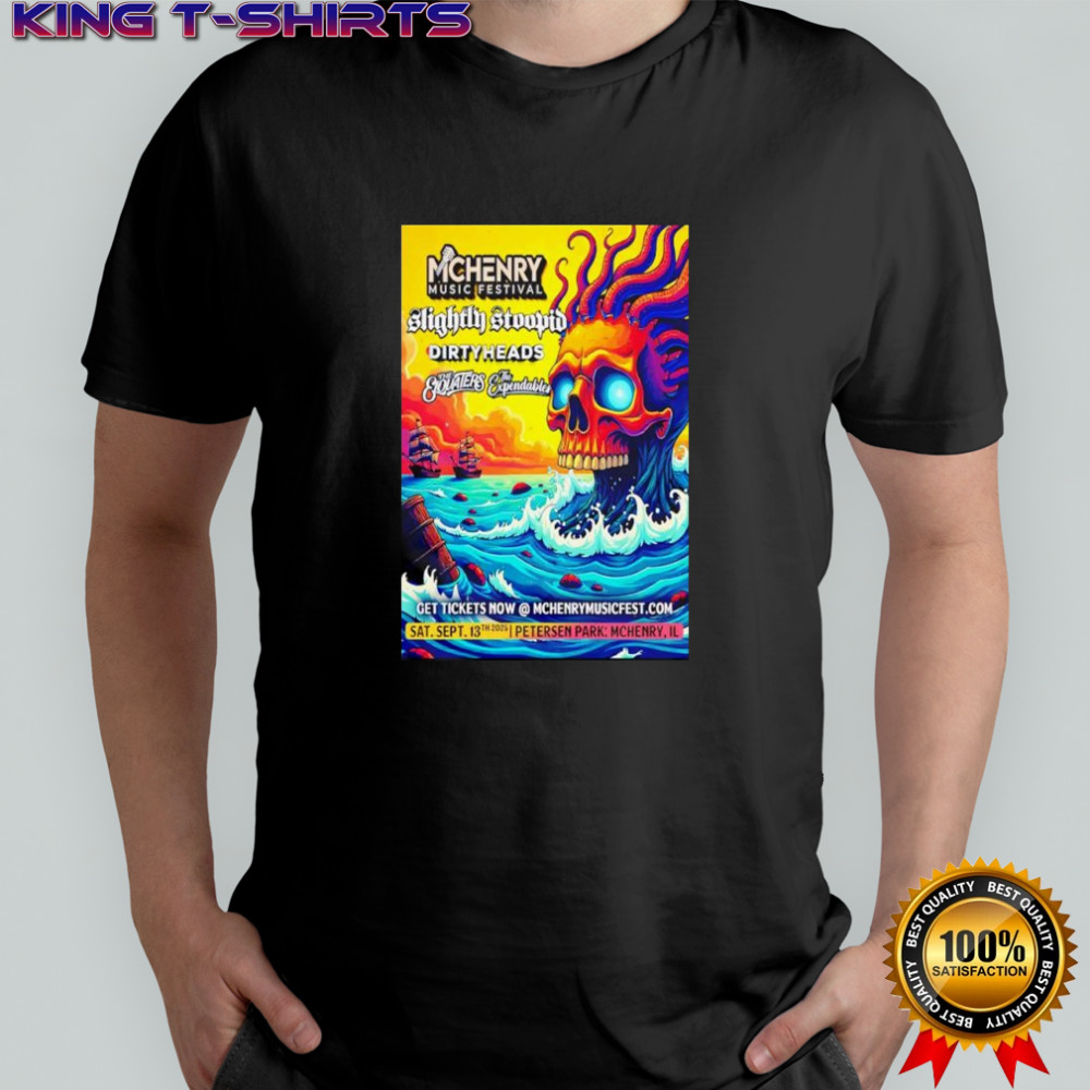 Slightly Stoopid Dirtyheads McHenry Illinois music festival 2025 poster shirt