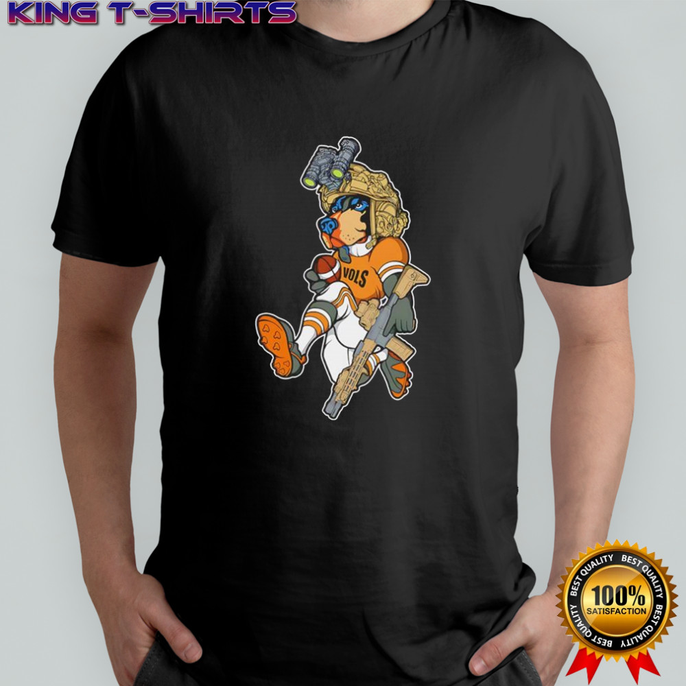Smokey Tennessee Volunteers mascot Soldier shirt