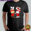 Snoopy And Charlie Brown Nebraska Huskers X Kansas City Chiefs Skyline T-Shirt
