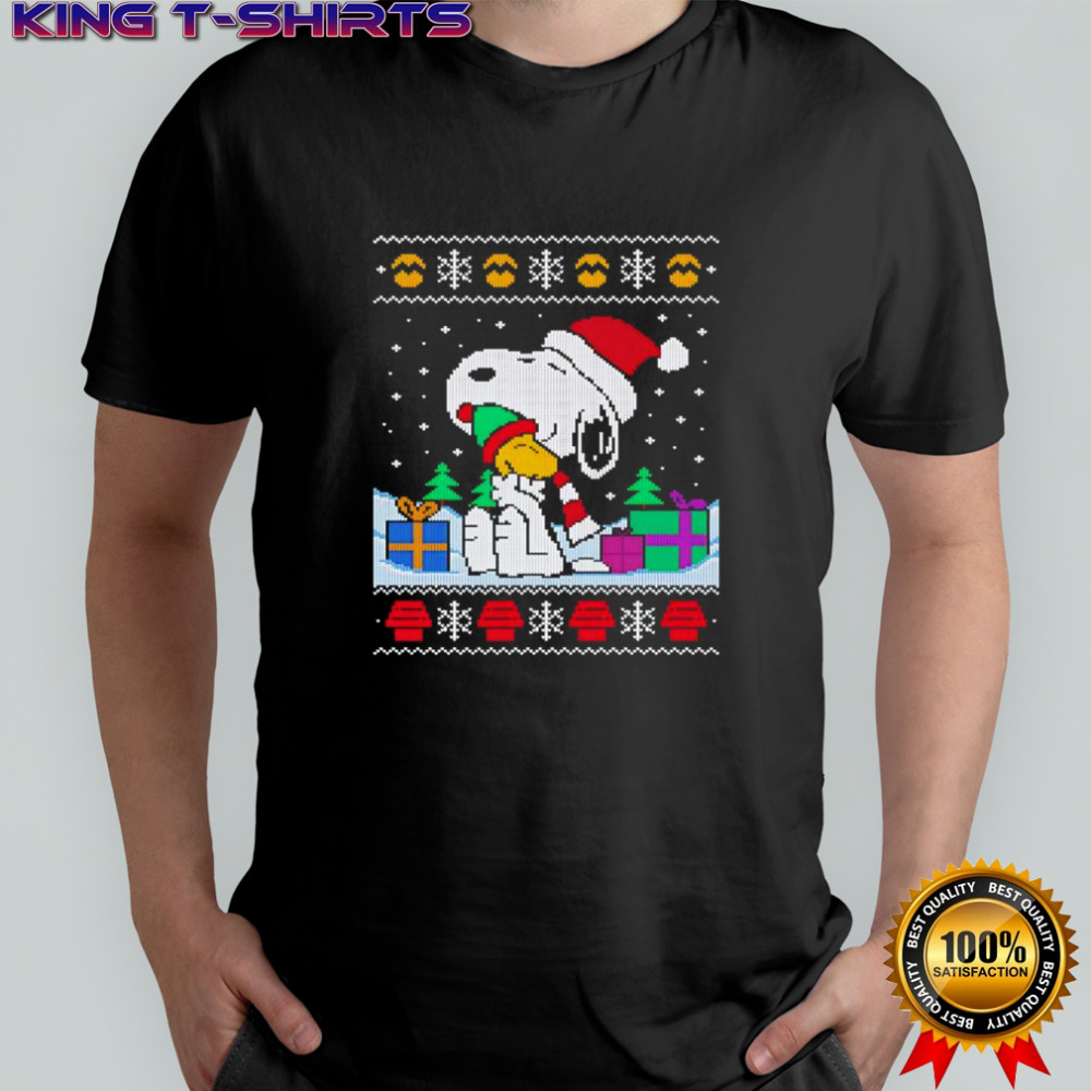 Snoopy and Woodstock Ugly Merry Christmas shirt